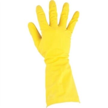 Latex handschoenen geel Jantex (maat L)