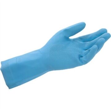 Latex handschoenen blauw Jantex (maat L)