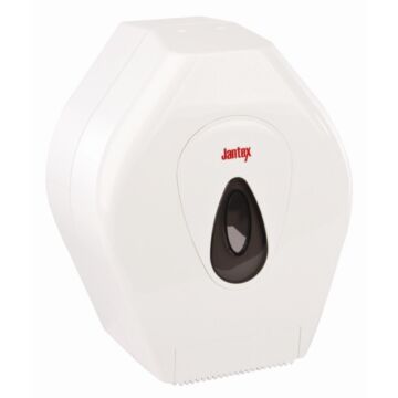 Toiletroldispenser Jantex, 22(b)x27,5(h)x14,5(d)cm, toiletpapier zie: DL918