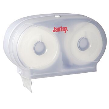 Toiletroldispenser Jantex, 20,7(b)x33,4(h)x12,7(d)cm, toiletpapier zie: GL063             