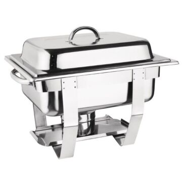 Chafing Dish Milan, RVS, 1/2 GN, 3,7L, 36,5(h)x30(h)x30(d)cm, compleet