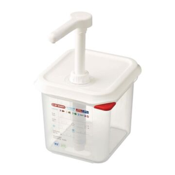 Araven sausdispenser GN 1/6 transparant 2,6ltr