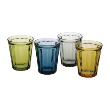 Olympia Cabot glazen tumbler blauw 26cl, 6 stuks