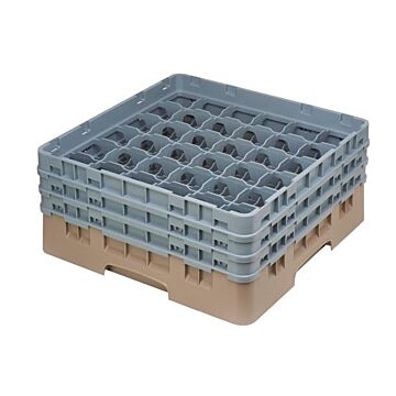 Cambro Camrack vaatwaskorf met 36 compartimenten max. glashoogte 17,4cm