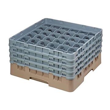 Cambro Camrack vaatwaskorf met 36 compartimenten max. glashoogte 21,5cm