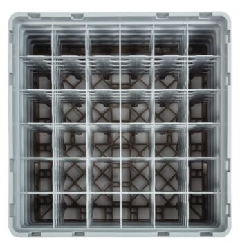 Cambro Camrack vaatwaskorf met 36 compartimenten max. glashoogte 25,7cm