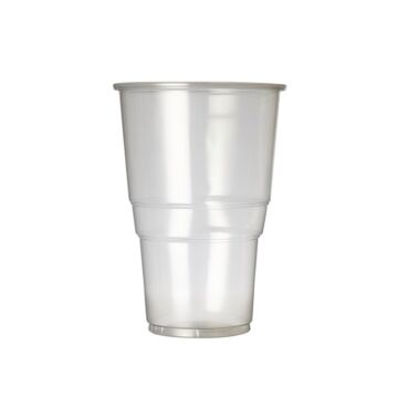 Kunststofo disposable bierbeker 590ml tot rand (1000 stuks)