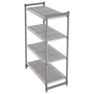 Cambro stelling 183cm hoog 4 planken - 54cm diep - 107cm breed