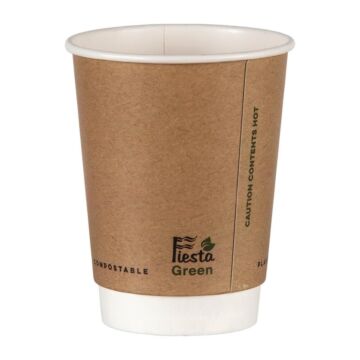 Fiesta Green composteerbare dubbelwandige koffiebekers 22,5cl