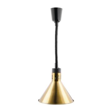 Buffalo verstelbare wamhoudlamp goud, 21,6cm, 220-230V