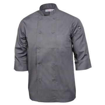 Chef Works unisex koksbuis grijs L, Borstomvang: 112-117cm