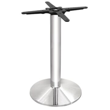 Bolero ronde verchroomde tafelpoot, 72(h) x 43(Ø)cm