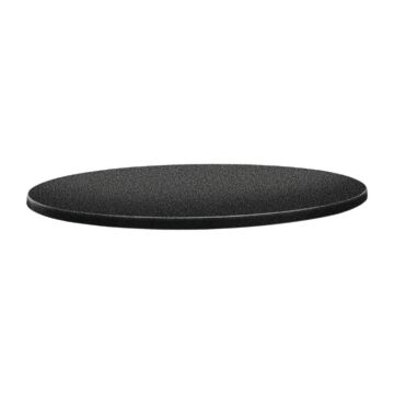 Topalit Classic Line rond tafelblad antraciet 80cm, 80(Ø)cm