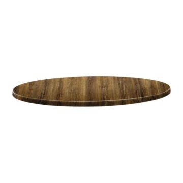 Topalit Classic Line rond tafelblad Atacama kersenhout 60cm, 60(Ø)cm