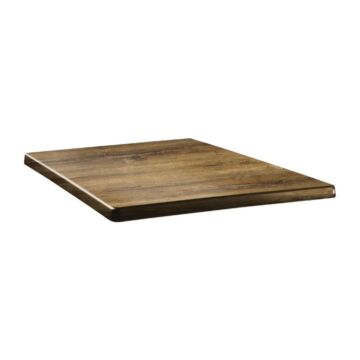 Topalit Classic Line vierkant tafelblad Atacama kersenhout 70cm, 70(b) x 70(l)cm