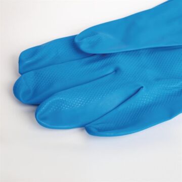 MAPA Ultranitril 475 waterdichte handschoenen voor schoonmaak of voedselbereiding blauw - M