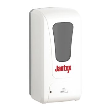 Jantex automatische dispenser voor spray zeep en handreiniger 1L, 26,2(h) x 12(b) x 11(d)cm