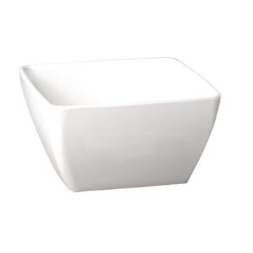 APS Pure vierkante melamine kom wit 19x19cm, 9(h) x 19(b) x 19(d)cm