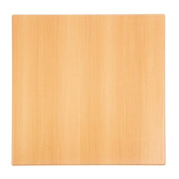 Bolero vierkant tafelblad beuken 60cm, 3(h) x 60(b) x 60(d)cm
