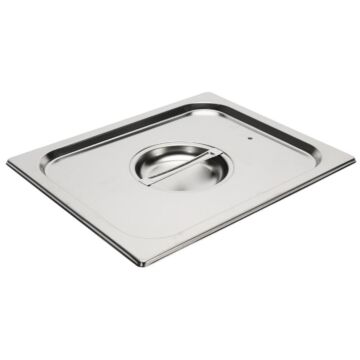 Gastro M RVS gastronorm deksel met siliconen afdichting GN 1/2, 32,5(b) x 26,5(d)cm