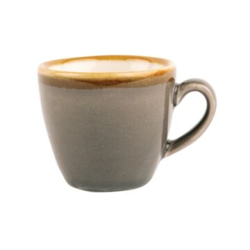 Olympia Kiln espressokopjes grijs 8,5cl, 6,2(Ø) x 5,6(h)cm