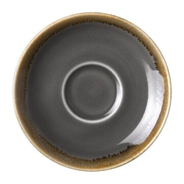 Olympia Kiln espressoschotels grijs 11,5cm, 11,5(Ø) x 1,7cm