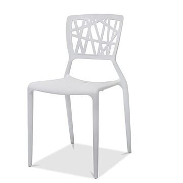 Horeca terrasstoel Webb chair PP White, vanaf 4 stuks