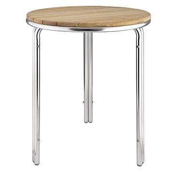 Stapelbare tafel Bolero, rond, essenhout, 72(h)xØ60cm, GL981