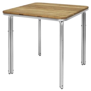 Stapelbare tafel Bolero, vierkant, essenhout, 72(h)x70(b)x70(d)cm, GL982