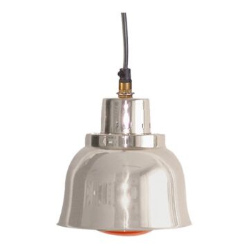 Warmhoudkap aluminium, incl lamp, 230V / 200W