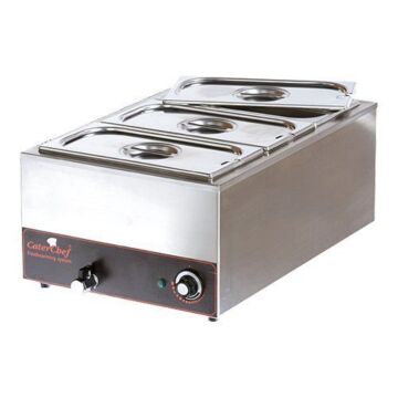 Bain Marie CaterChef, 3x1/3GN, H24 x B38 x L61, 230V / 1200W