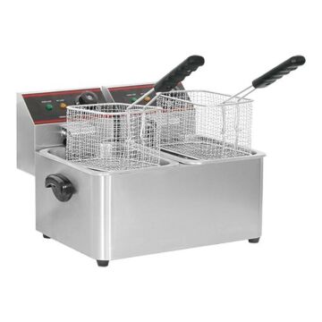 friteuse CaterChef 2x5lt, H31 x B47,5 x L38,5, 2x 230V /  2x 2000W