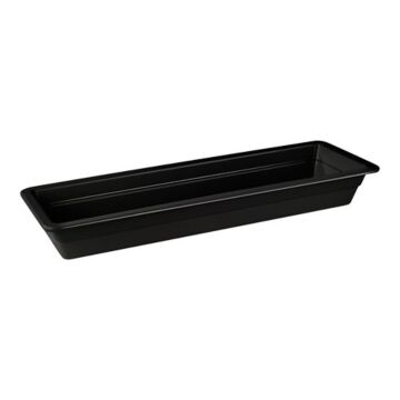 Gn Bak Melamine Zwart 2/4 GN 65 mm diep, HVS-Select