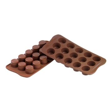 Bakmat Easy-Choc Praline 15X 30Mm (cap.15st.), HVS-Select