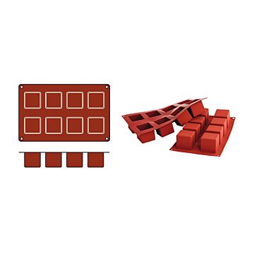 Siliconen Flex Cubes  8X50X50Mm (cap.08st.), HVS-Select