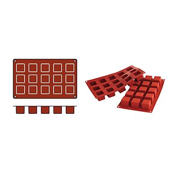 Siliconen Flex Cubes 15X35X35Mm (cap.15st.), HVS-Select