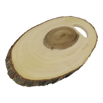 Serveerplank Tree-Ovaal, 46x21cm met handgreep, HVS-Select