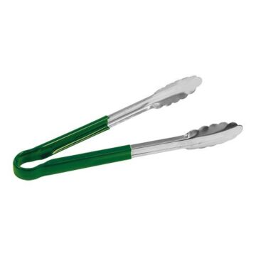 Serveertang 25cm Rvs/Groen, HVS-Select