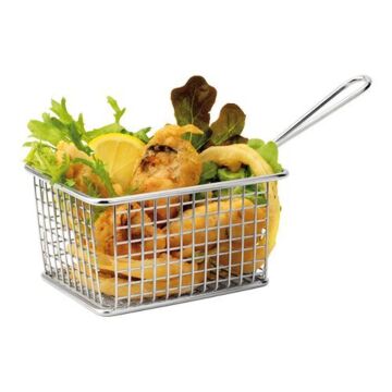 Serveer patat/aardappel mandje Mini 14X11cm, HVS-Select