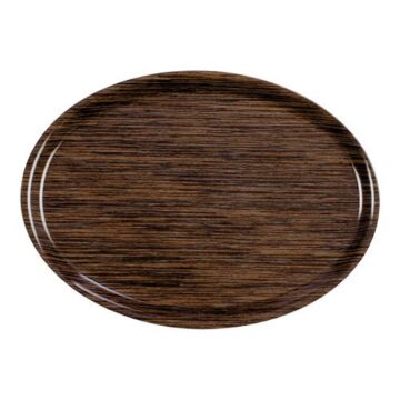 Dienblad ovaal 28,0x20,0cm Wenge, Roltex