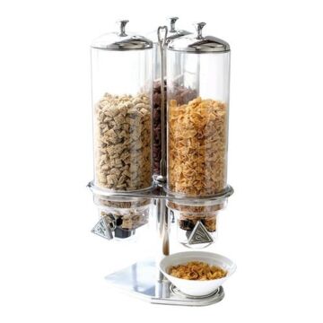 Graan dispenser met 3X 4Lt.Vultrechter, HVS-Select