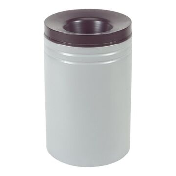 Afvalbak 80 liter met Vlamdover Grijs, Safety