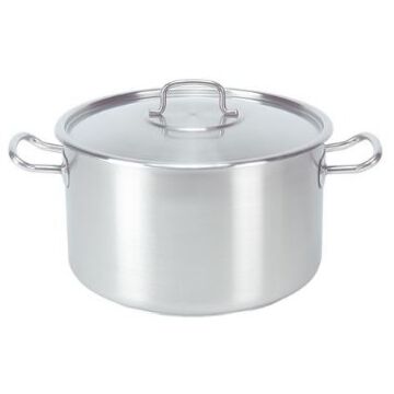 Kookpan Rvs middel 32cm incl. deksel, Pujadas