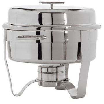 Chafing dish Maxpro, RVS, 8L, Rond, 40(h)xØ41cm, compleet