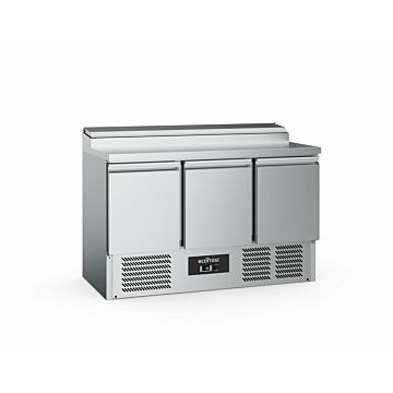 Ecofrost Saladette 3 deurs 8X1/6 Gn Bak, 392L ,137Bx97Hx70D, 240W/230V