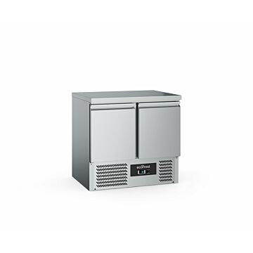 Ecofrost Koelwerkbank 2 deurs, 240L ,90Bx85Hx70D, 170W/230V