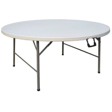 Inklapbare Buffettafel Bolero, weerbestendig, licht grijs, 74(h)x153Ø