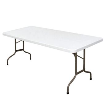 Inklapbare rechthoekige tafel Bolero, weerbestendig, 74,5(h)x182,7(b)x75(d)cm