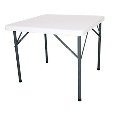 Inklapbare tafel Bolero, weerbestendig, vierkant, 74(h)x86(b)x86(d)cm