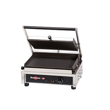 Contactgrill Matt-Krampouz, enkel, geribbeld/glad, 41,6(B)x37,9(D)x22,0(H), 230V/2600 W